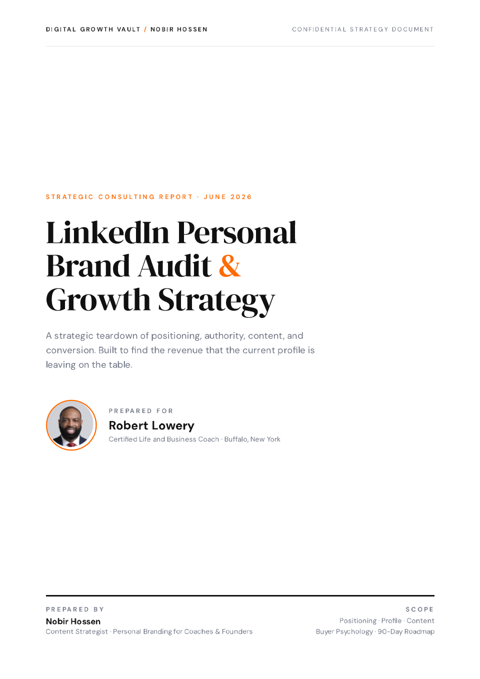 Social Media Audit and Growth Strategy cover